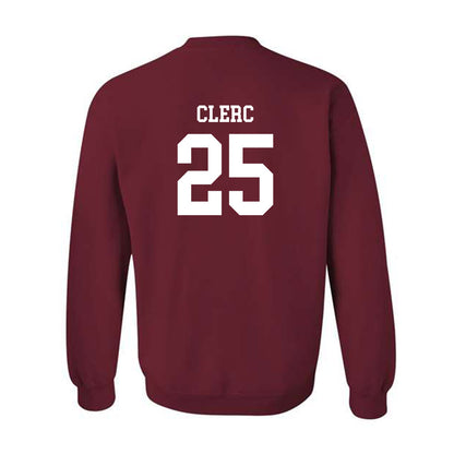 UMass - NCAA Men's Basketball : Dimitri Clerc - Fashion Shersey Crewneck Sweatshirt-1