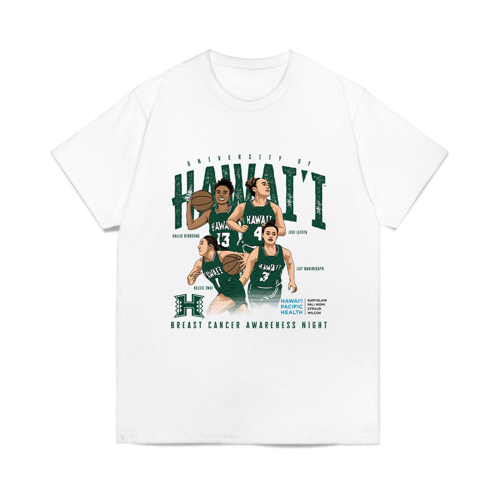 Hawaii - NCAA Women's Basketball : - Team Collage Comfort Colors T-Shirt-0