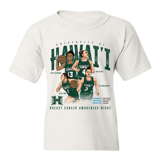 Hawaii - NCAA Women's Basketball : - Team Collage Youth T-Shirt-0