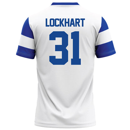 Georgia State - NCAA Football : Remez Lockhart - White Football Jersey