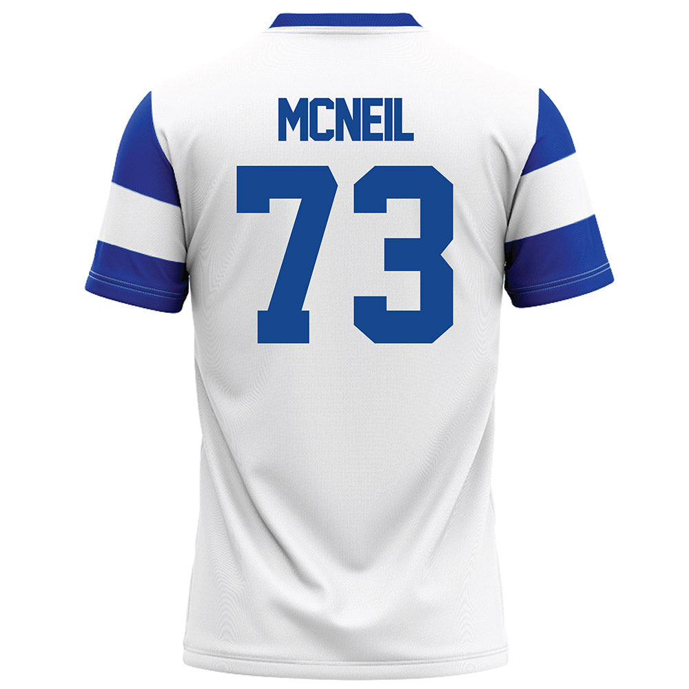 Georgia State - NCAA Football : Maleek McNeil - White Football Jersey
