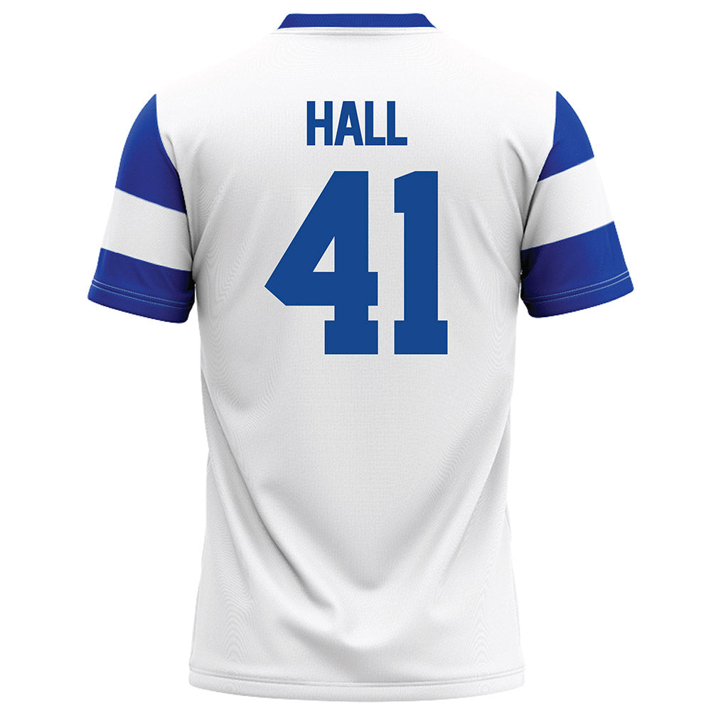Georgia State - NCAA Football : Jayven Hall - White Football Jersey