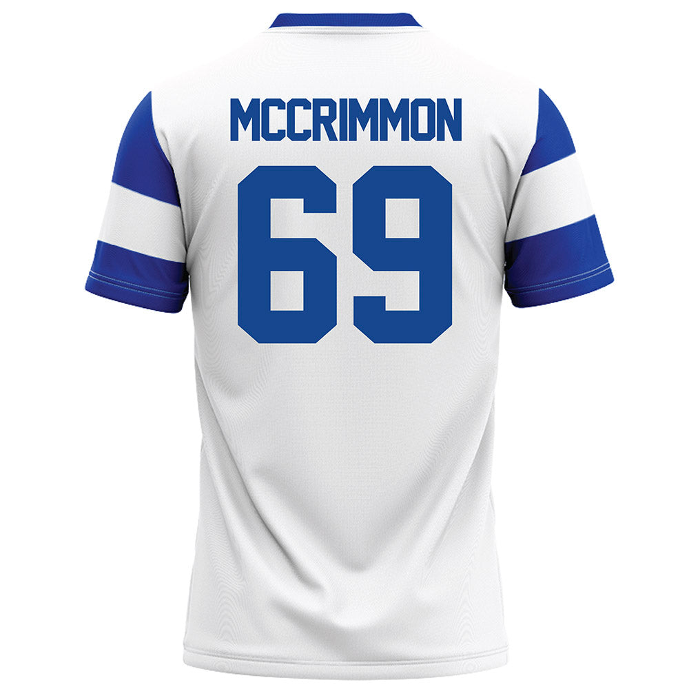 Georgia State - NCAA Football : Jeremiah McCrimmon - White Football Jersey-1