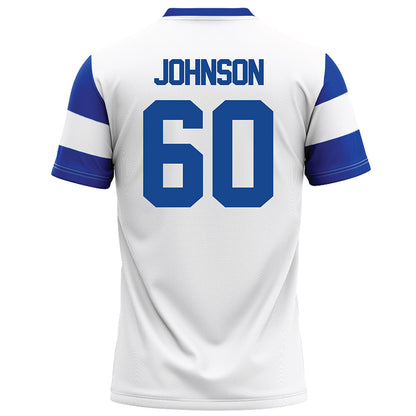 Georgia State - NCAA Football : Dominic Johnson - White Football Jersey-1