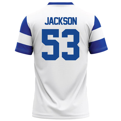 Georgia State - NCAA Football : Malik Jackson - White Football Jersey-1