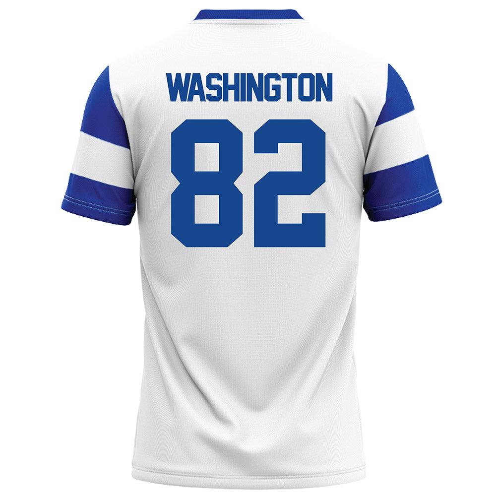 Georgia State - NCAA Football : Kyle Washington - White Football Jersey-1