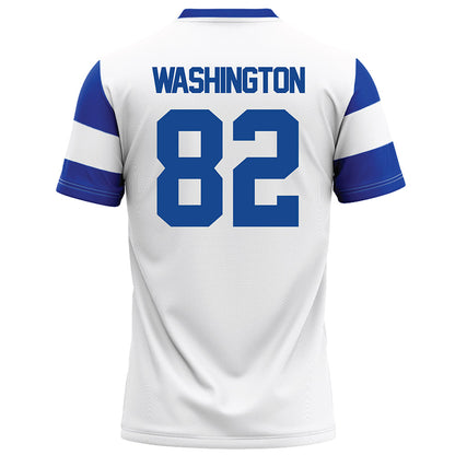Georgia State - NCAA Football : Kyle Washington - White Football Jersey-1