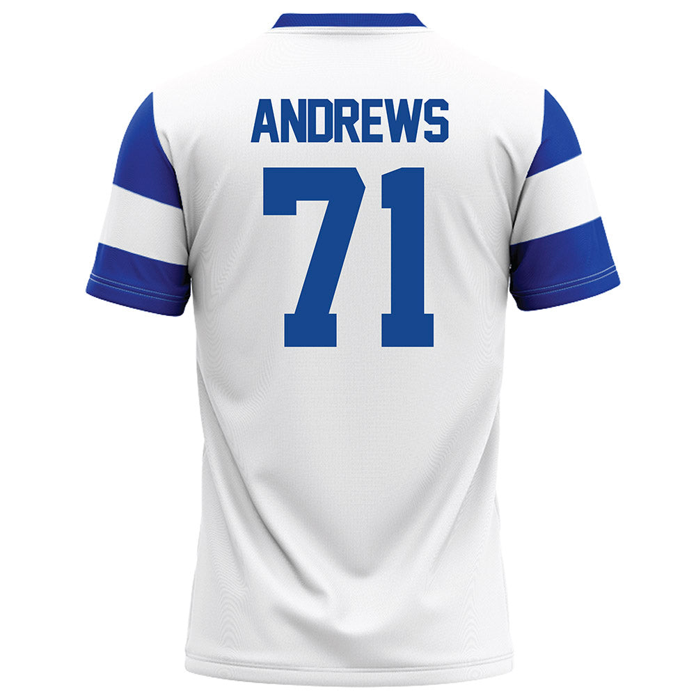 Georgia State - NCAA Football : Aidan Andrews - White Football Jersey-1