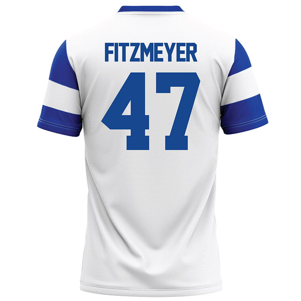 Georgia State - NCAA Football : Michael Fitzmeyer - White Football Jersey-1