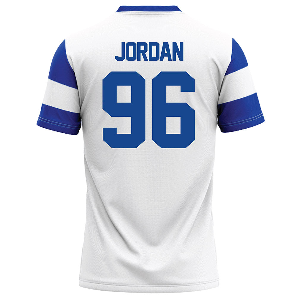 Georgia State - NCAA Football : Jalen Jordan - White Football Jersey-1