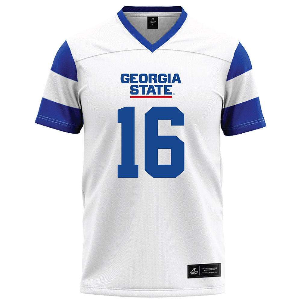 Georgia State - NCAA Football : Jaylin Marshall - White Football Jersey-0