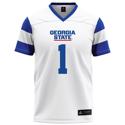 Georgia State - NCAA Football : Kenyatta Watson - White Football Jersey