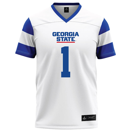 Georgia State - NCAA Football : Kenyatta Watson - White Football Jersey