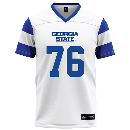 Georgia State - NCAA Football : KySean Fenderson-Gentle - White Football Jersey