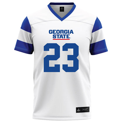Georgia State - NCAA Football : Jaylen Jones - White Football Jersey