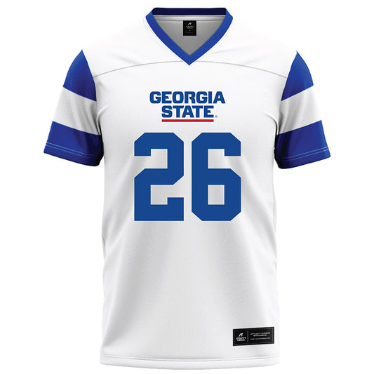 Georgia State - NCAA Football : Aaron Davis - White Football Jersey