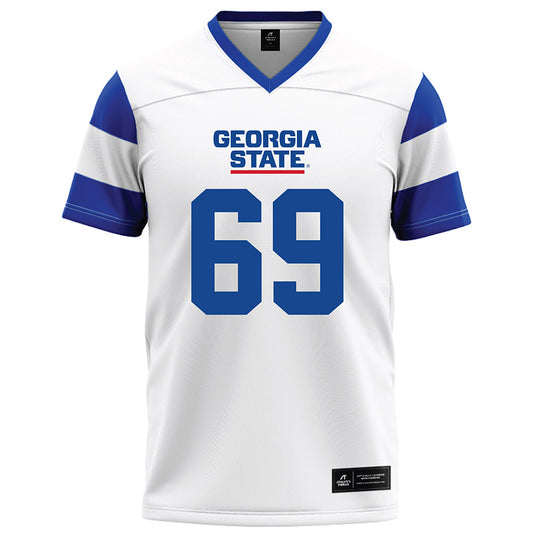 Georgia State - NCAA Football : Jeremiah McCrimmon - White Football Jersey-0