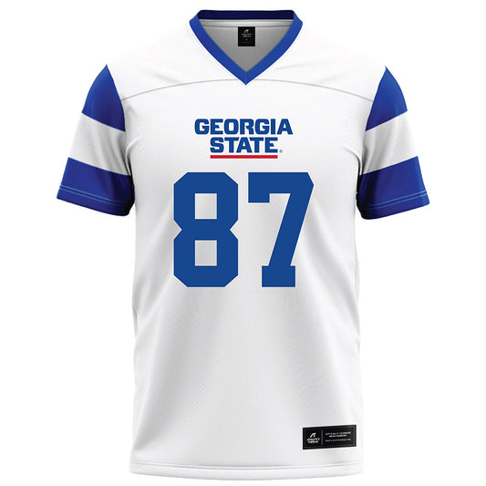 Georgia State - NCAA Football : Austin McGee - White Football Jersey