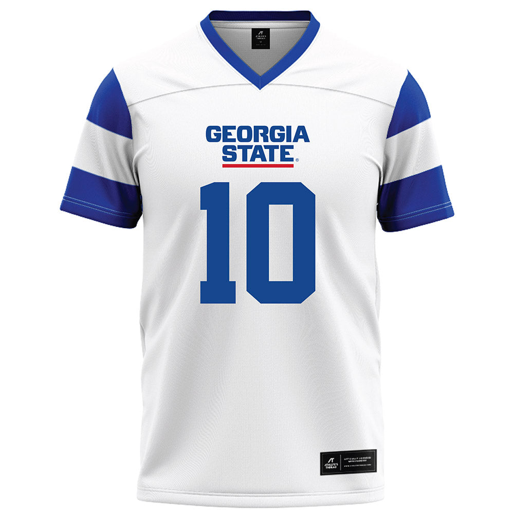 Georgia State - NCAA Football : Henry Bryant III - White Football Jersey-0