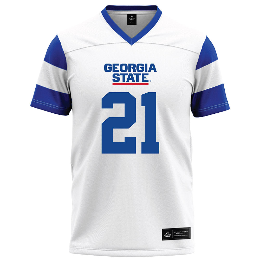 Georgia State - NCAA Football : Tojuan Peyton Jr - White Football Jersey-0