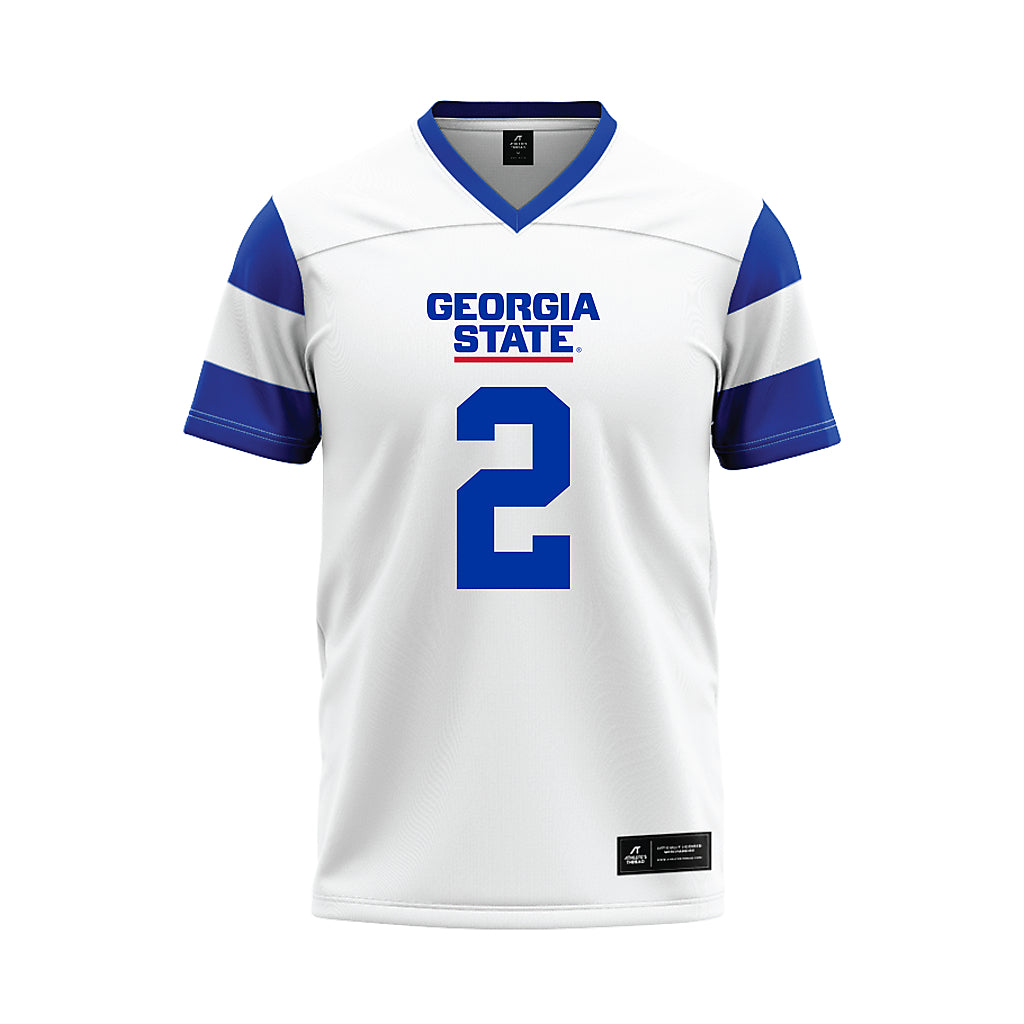 Georgia State - NCAA Football : Damaryion Fillmore - White Football Jersey-0