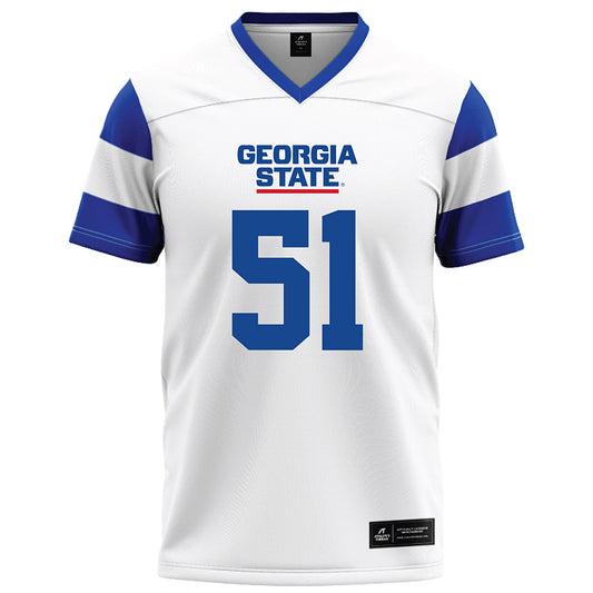 Georgia State - NCAA Football : D'Andre LaVassaur - White Football Jersey-0