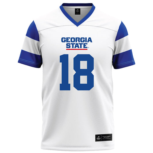 Georgia State - NCAA Football : Dontae Fulton - White Football Jersey-0