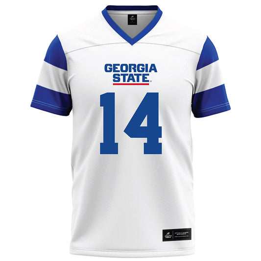 Georgia State - NCAA Football : TJ Stanley - White Football Jersey-0