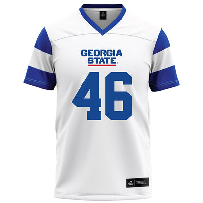 Georgia State - NCAA Football : Ian Mathews - White Football Jersey-0