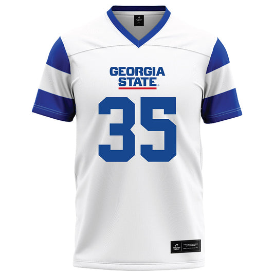 Georgia State - NCAA Football : Dyllon Houghton - White Football Jersey