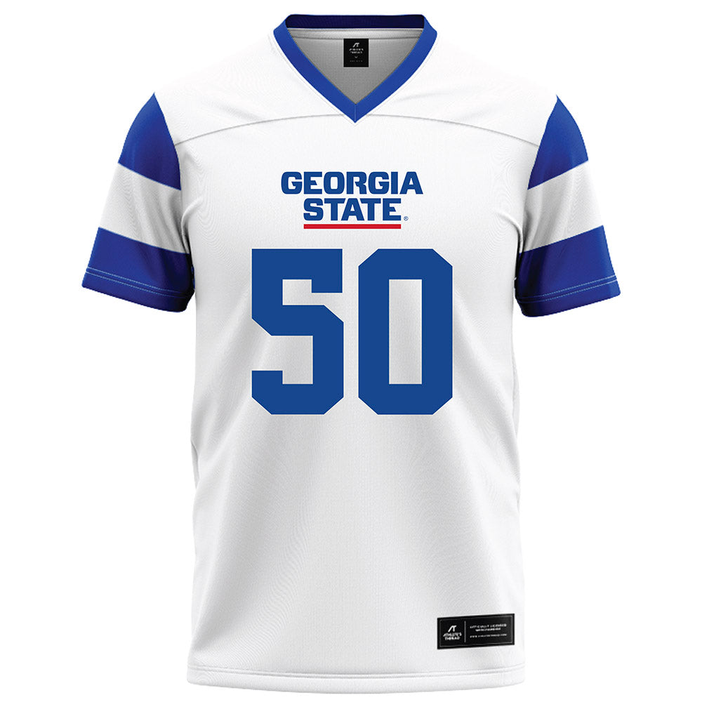 Georgia State - NCAA Football : Adrian Hill - White Football Jersey-0
