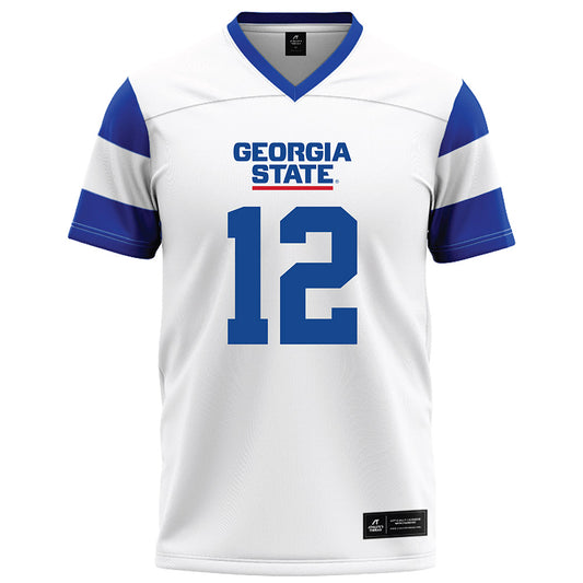 Georgia State - NCAA Football : Jadon Olafsson - White Football Jersey-0