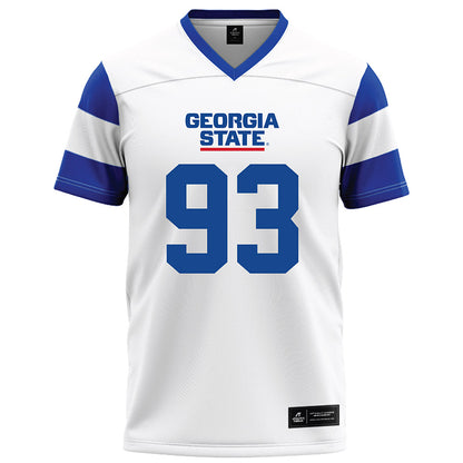 Georgia State - NCAA Football : Deity Deablo - White Football Jersey