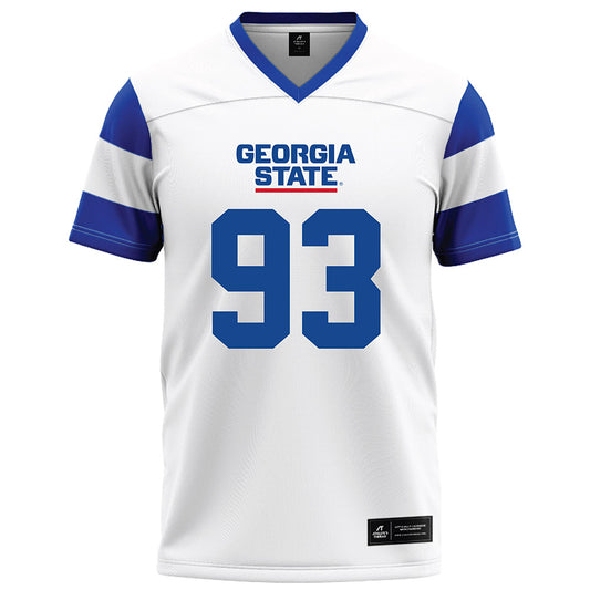 Georgia State - NCAA Football : Deity Deablo - White Football Jersey