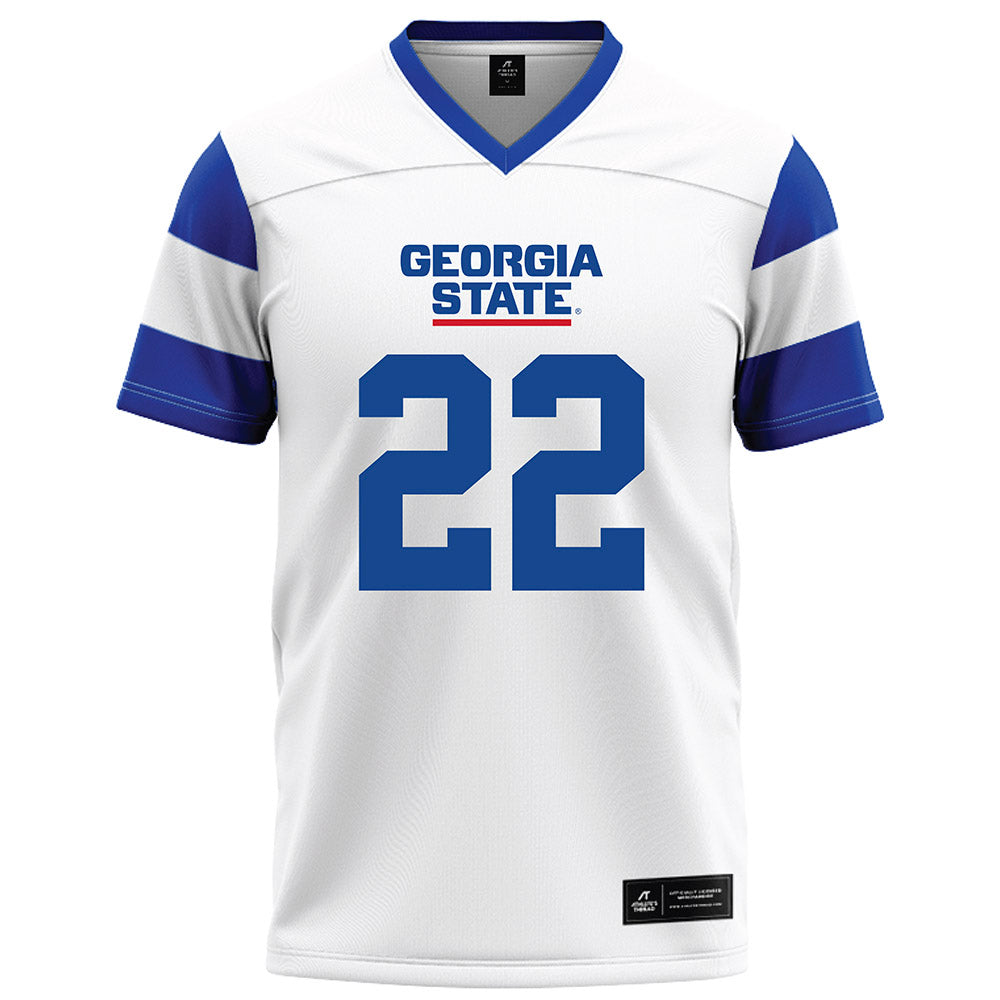 Georgia State - NCAA Football : Michel Dukes - White Football Jersey