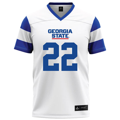 Georgia State - NCAA Football : Michel Dukes - White Football Jersey