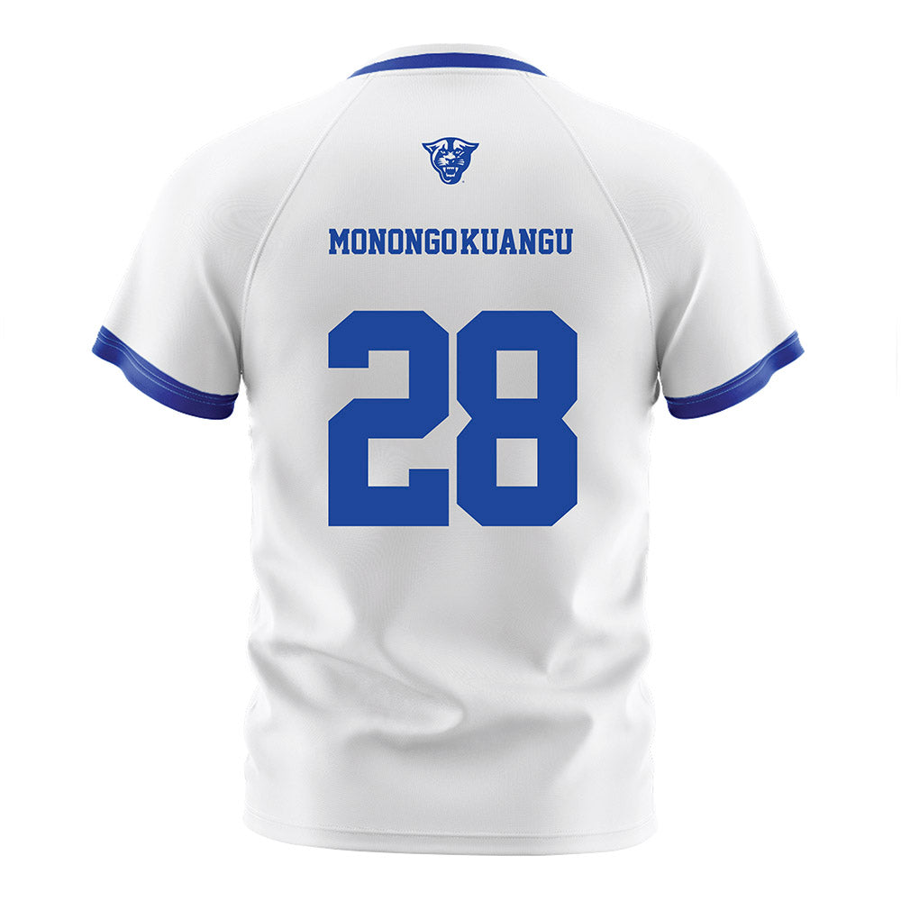 Georgia State - NCAA Men's Soccer : Yverson Monongo-Kuangu - White Soccer Jersey-1