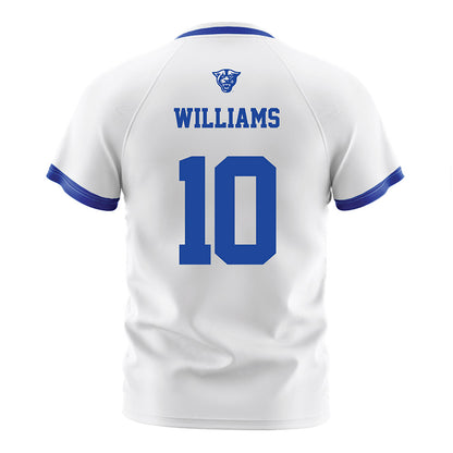 Georgia State - NCAA Men's Soccer : Gavin Williams - White Soccer Jersey-1
