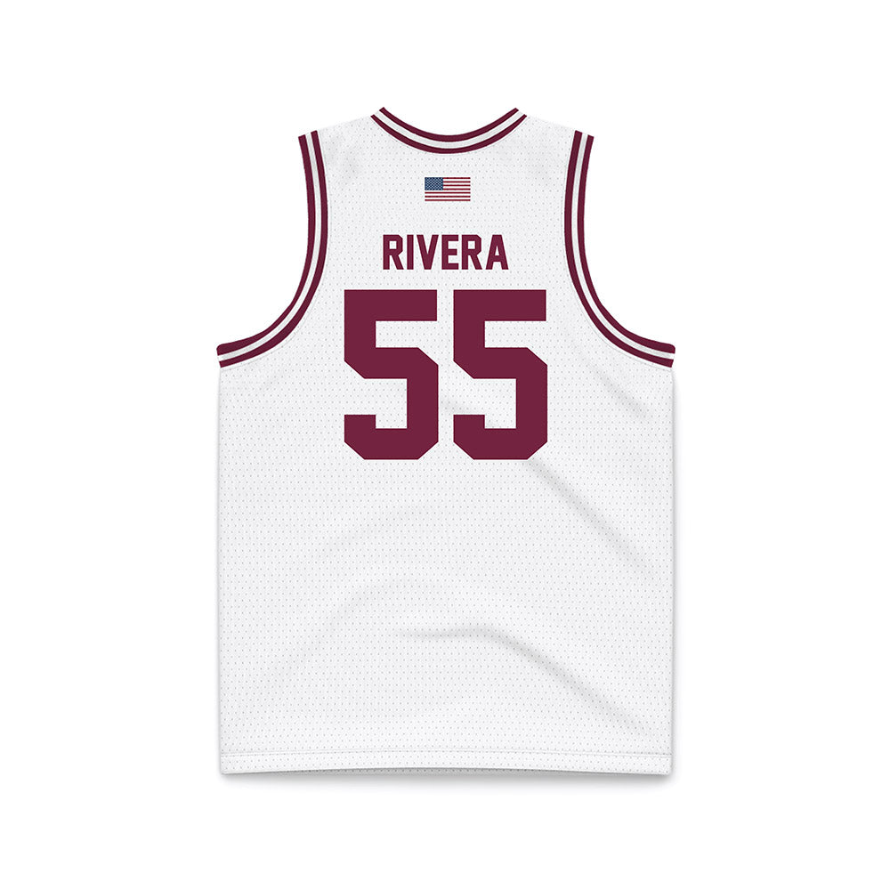 Fordham - NCAA Men's Basketball : Joshua Rivera - Basketball Jersey White