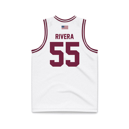 Fordham - NCAA Men's Basketball : Joshua Rivera - Basketball Jersey White