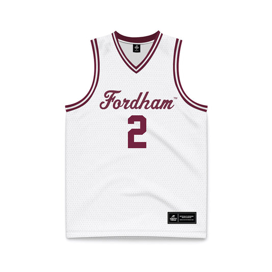 Fordham - NCAA Men's Basketball : Dejour Reaves - Basketball Jersey-0