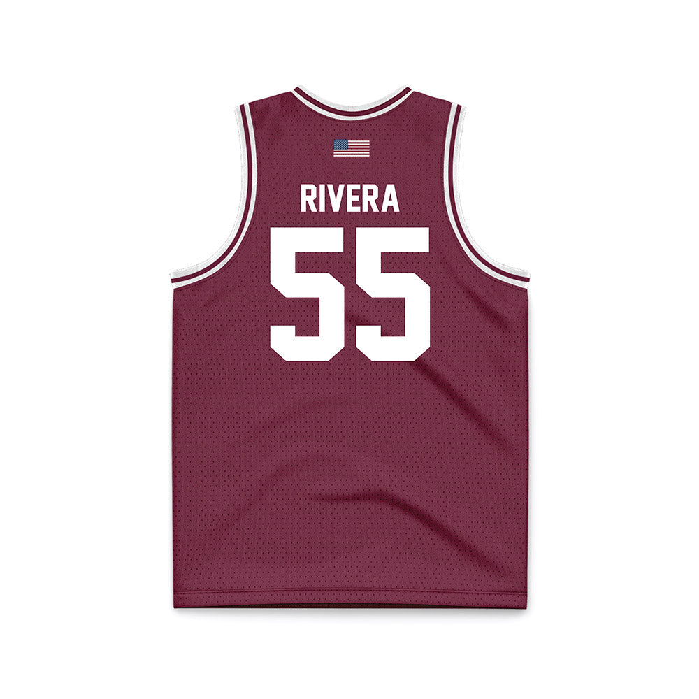 Fordham - NCAA Men's Basketball : Joshua Rivera - Basketball Jersey White