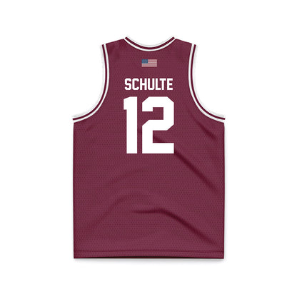 Fordham - NCAA Men's Basketball : Rikus Schulte - Basketball Jersey-1