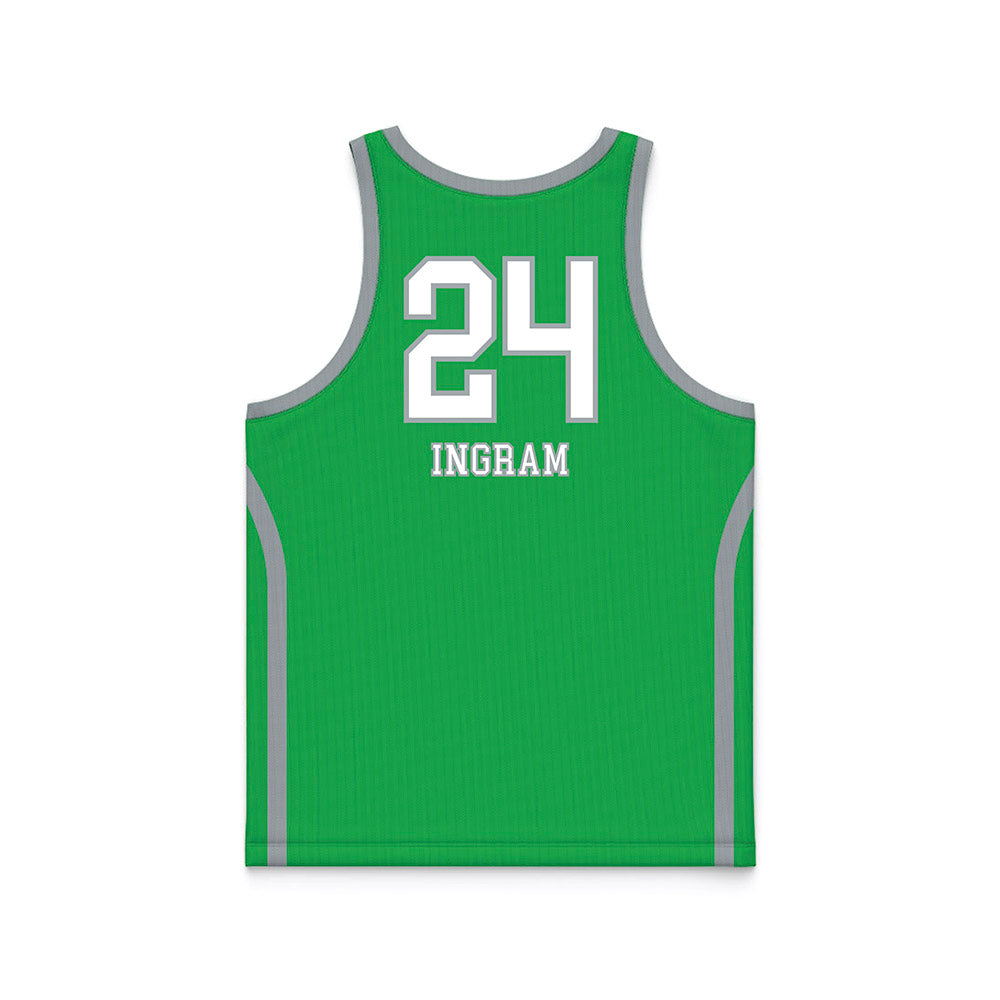 Marshall - NCAA Women's Basketball : Kassie Ingram - Green Basketball Jersey