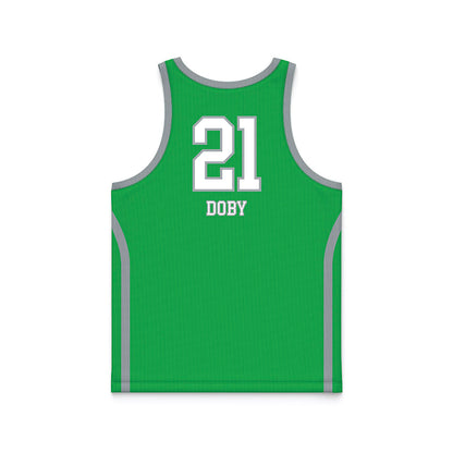 Marshall - NCAA Women's Basketball : Emari Doby - Green Basketball Jersey-1