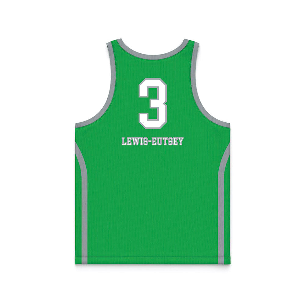 Marshall - NCAA Women's Basketball : Timaya Lewis-Eutsey - Green Basketball Jersey-1