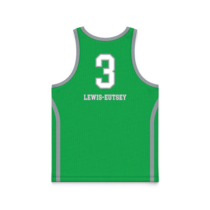 Marshall - NCAA Women's Basketball : Timaya Lewis-Eutsey - Green Basketball Jersey-1
