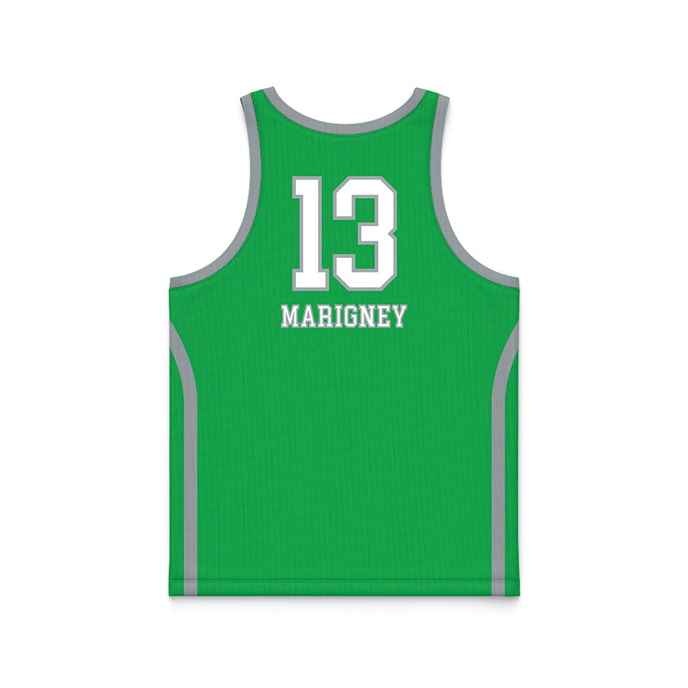 Marshall - NCAA Women's Basketball : Leyocha Somone Marigney - Green Basketball Jersey