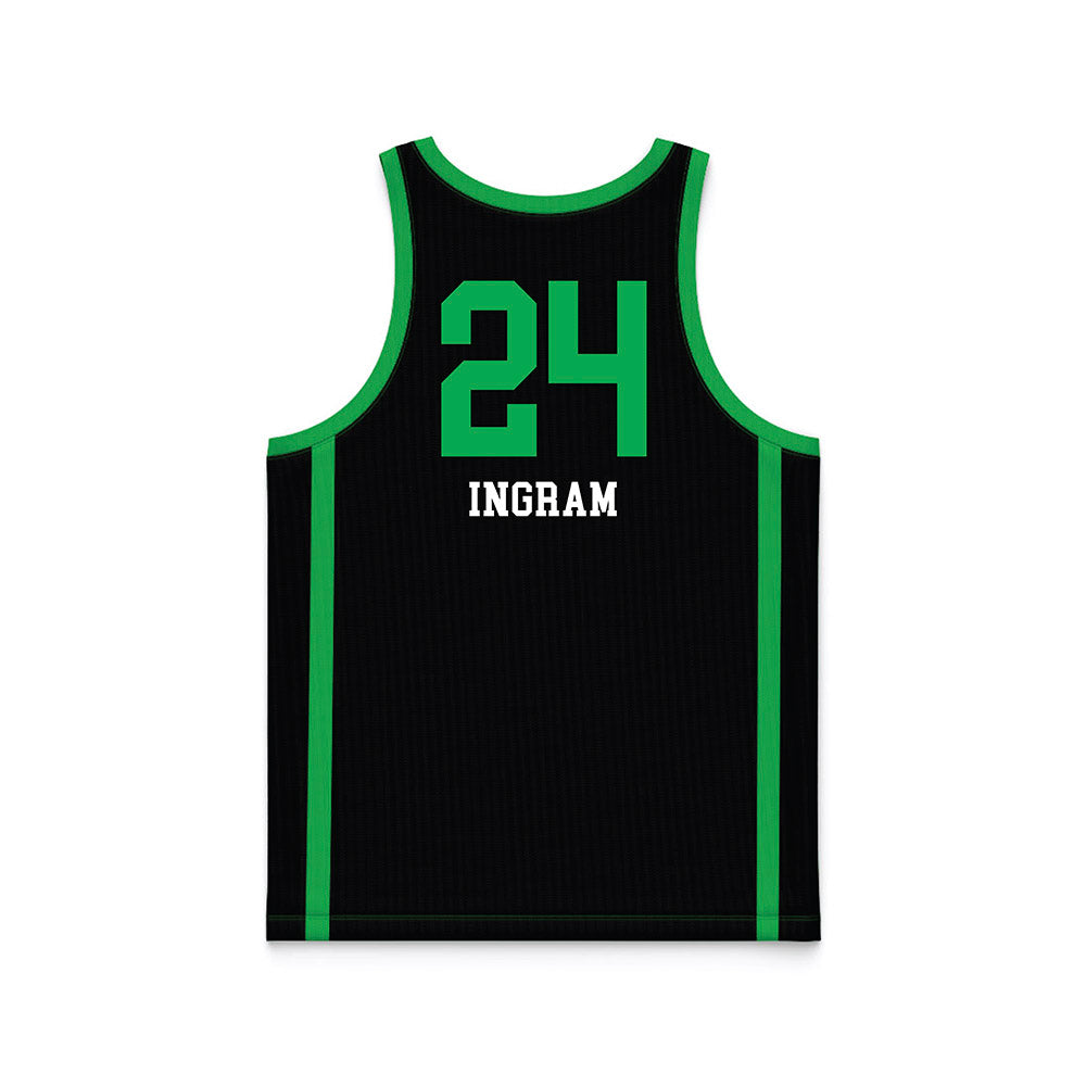 Marshall - NCAA Women's Basketball : Kassie Ingram - Black Basketball Jersey