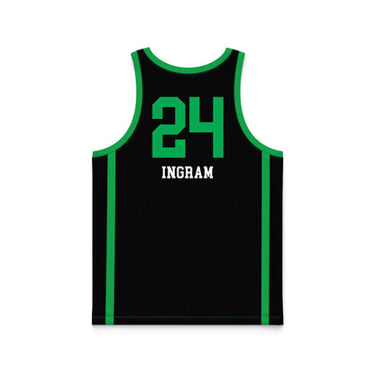 Marshall - NCAA Women's Basketball : Kassie Ingram - Black Basketball Jersey